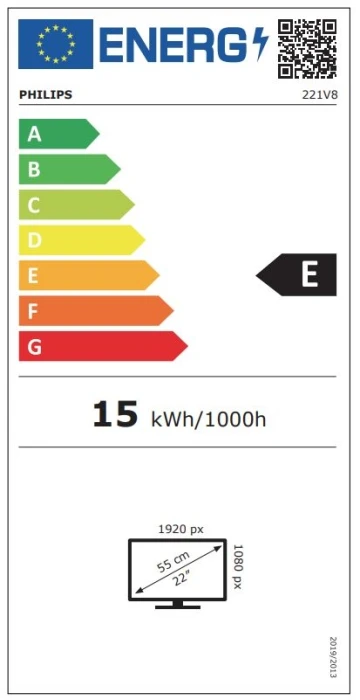 Philips 221V8 21.5" VA 75Hz