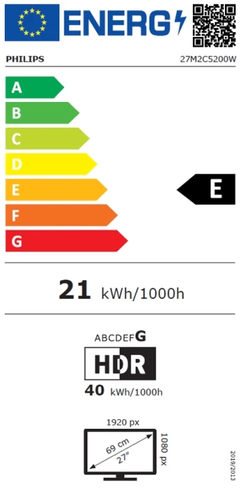 Philips Evnia 27M2C5200W 27" VA 280Hz