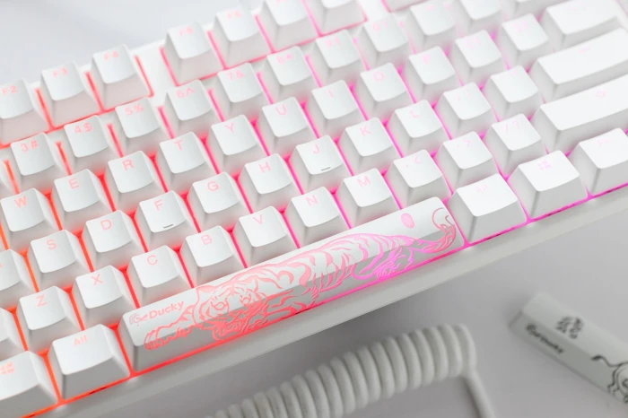 Ducky One 3 Pure White Full Size Hotswap Cherry MX Silver