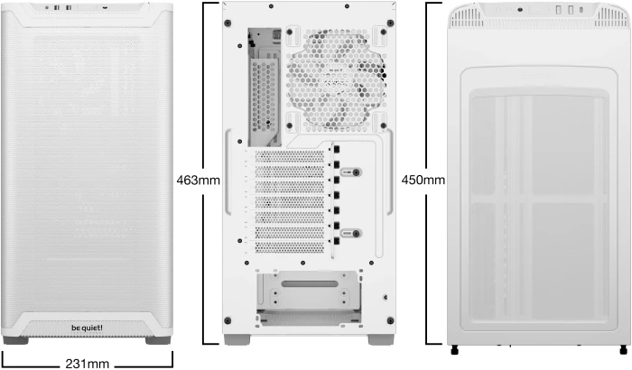 be quiet! Pure Base 501 Airflow White