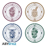 Комплект чинии ABYSTYLE HARRY POTTER PlatesHogwarts Houses, 4 броя
