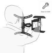 Стенна стойка за TV Fullmotion, 165 см, 32-65 ",400х400