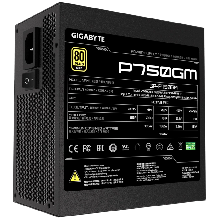 Gigabyte P750GM GOLD 750W