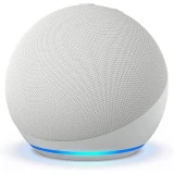 Преносима смарт тонколона Amazon Echo Dot 5, Гласов асистент, Alexa, Бял
