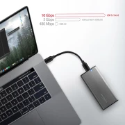 AXAGON EEM2-SG2 USB-C - M.2 NVMe & SATA SSD