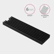 AXAGON CLR-M2L6 M.2 SSD Пасивен охладител