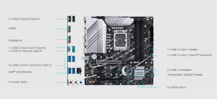 ASUS PRIME Z790M-PLUS D4