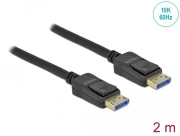 Кабел Delock DisplayPort 2.0 мъжко - DisplayPort мъжко, 2.0м, 10K