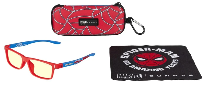 GUNNAR Cruz Kids Large - Spider-Man Edition, Amber