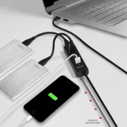 AXAGON HUE-S2BL USB3.0 CHARGING hub