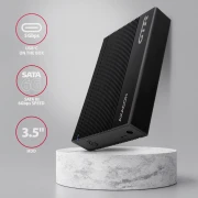 AXAGON EE35-GTR USB-C RIBBED 3.5"