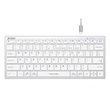 Безжична клавиатура A4TECH FBX51C FStyler, Bluetooth, 2.4 GHz, USB-C, Кирилизирана, Бял