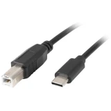 Lanberg USB-C > USB-B 2.0 ferrite 1.8m