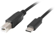 Lanberg USB-C > USB-B 2.0 ferrite 1.8m