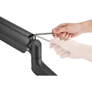 Neomounts by Newstar Next Core Desk Mount 1 Ultra Wide Curved screen (topfix clamp & grommet)