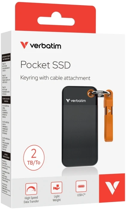 Verbatim Pocket SSD 2TB Orange