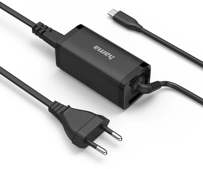 HAMA Зарядно за лаптоп USB-C PD GaN 5-20V/45W