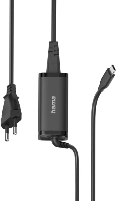HAMA Зарядно за лаптоп USB-C PD GaN 5-20V/45W