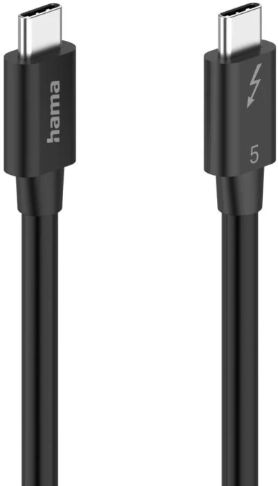 HAMA USB-C Thunderbolt-5 80Gbit/s 5A 240W - 1.0m