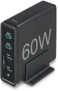 HAMA Зарядна станция 4 порта 60W
