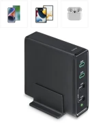 HAMA Зарядна станция 4 порта 60W
