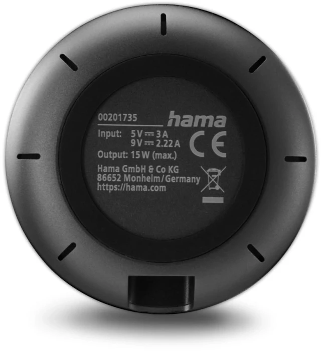 Hama Безжично Qi2 зарядно 15W