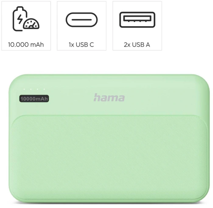 HAMA батерия Pocket 10 - 10000 mAh