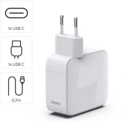 HAMA Бързо зарядно GaN 30W