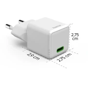 HAMA Мрежово мини-зарядно 20W