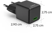 HAMA Бързо мини зарядно USB-C 25W