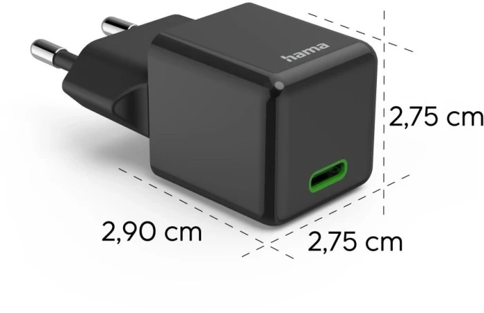 HAMA Бързо мини зарядно USB-C 25W