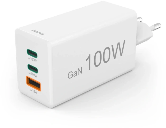 HAMA 201997 Бързо зарядно 100W GaN