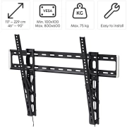 Стенна стойка за TV Hama 100" 75кг