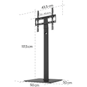 TV Стойка регулируема до 65" - 35кг
