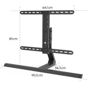 HAMA Стойка за TV Stand 65" 40кг