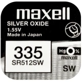 Бутонна батерия MAXELL SR512 SW /335  1.55V