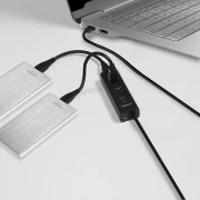 AXAGON HUE-S2BL USB3.0 CHARGING hub