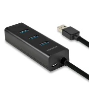 AXAGON HUE-S2BL USB3.0 CHARGING hub