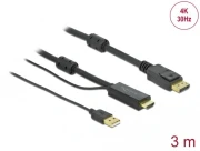 Delock HDMI > DisplayPort 4K - 3.0m