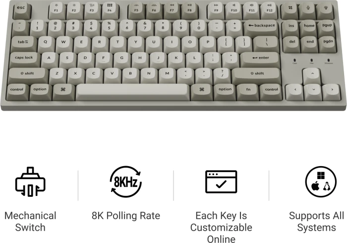 Keychron C1 Pro 8K QMK - Tactile