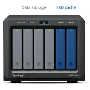 Мрежов сторидж Synology DS620slim, за 6 диска, Dual Core Intel Celeron J3355 2 GHz 64-bit