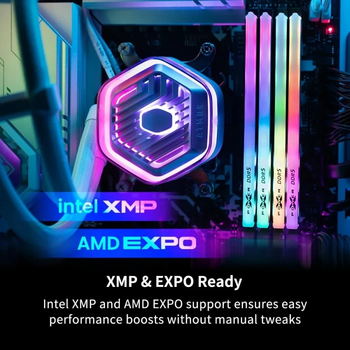 32GB (2x16) DDR5-6000 CL36 SILICON POWER XPOWER Storm RGB