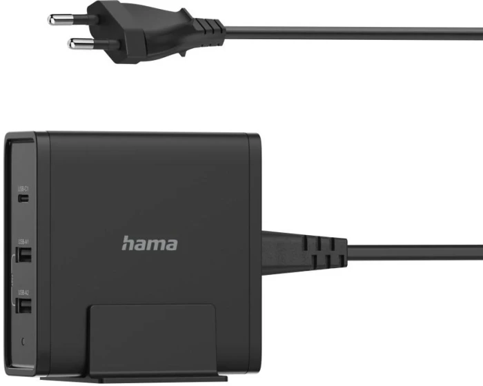 HAMA 2 x USB-A + USB-C станция - 65W