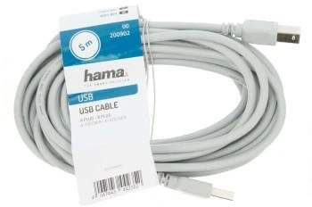 HAMA USB-A > USB-B 2.0 - 5.0m