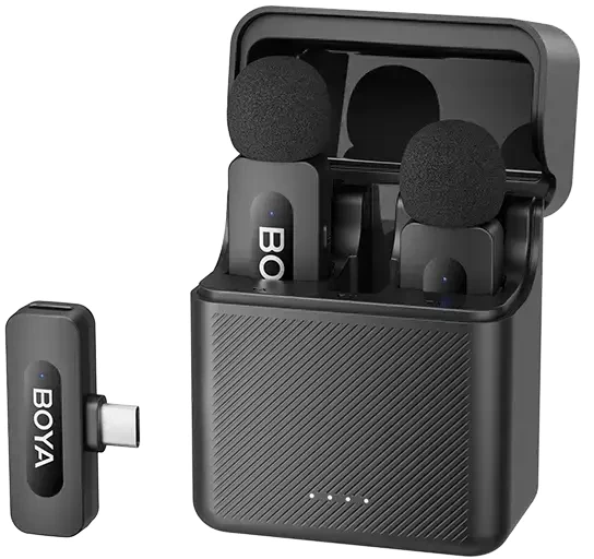 Безжична микрофонна система BOYA BY-V30 - USB-C
