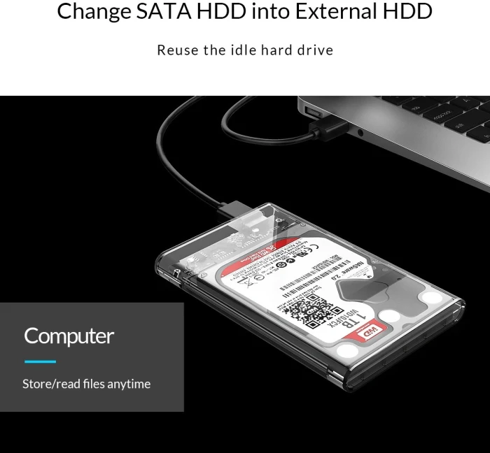 Orico кутия за диск 2.5" USB-C