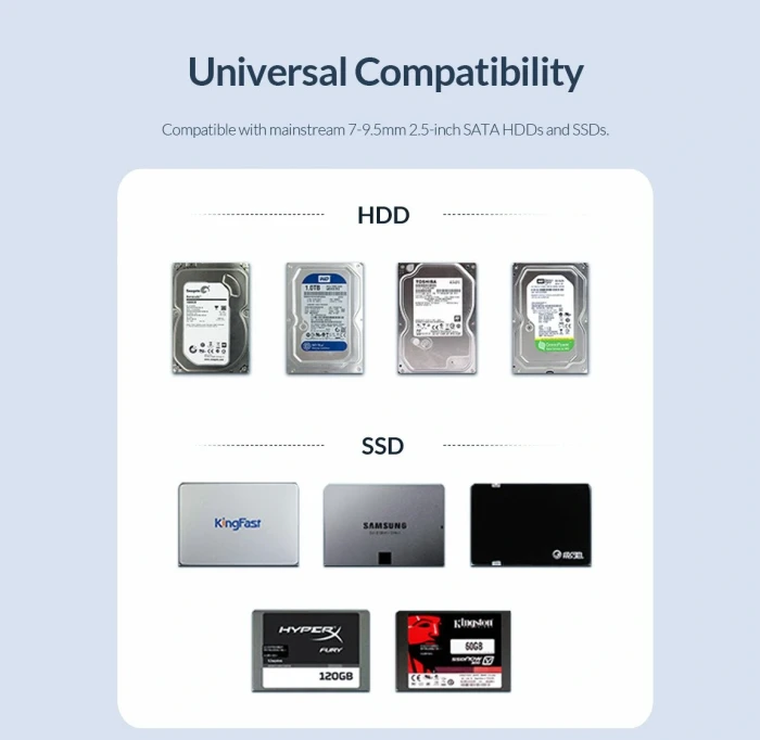 Orico 2521U3 кутия за диск 2.5"