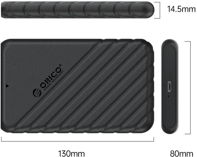Orico 25PW1 кутия за диск 2.5" USB-C