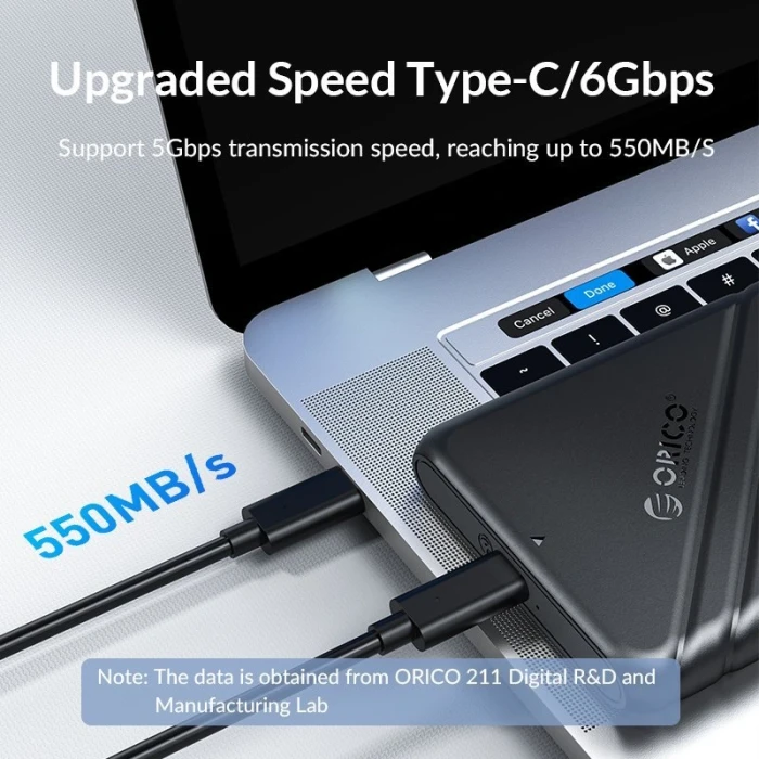 Orico 25PW1 кутия за диск 2.5" USB-C