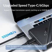 Orico 25PW1 кутия за диск 2.5" USB-C